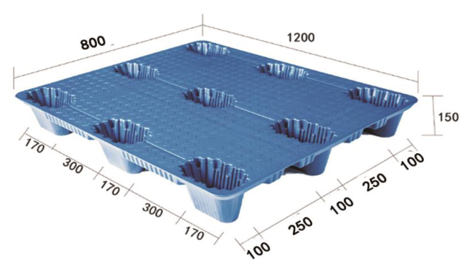 Blow molding  pallet