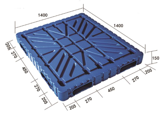 Blow molding  pallet